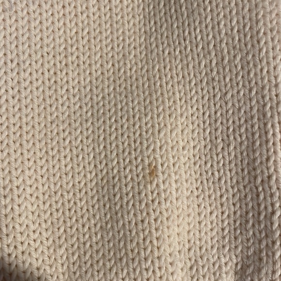 J. Crew Sweater Neutral Creamy Winter Fall S Small Long Sleeve Knit Drape Front - Picture 9 of 10
